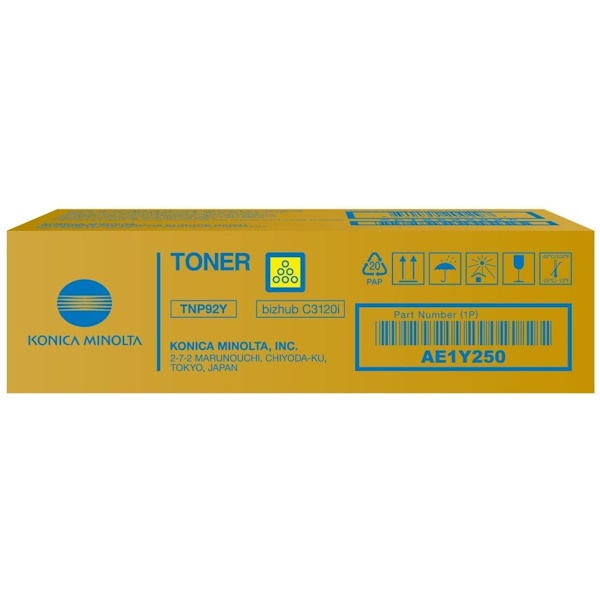 Toner KONICA-MINOLTA TNP92 yellow Bizhub C3120i  4.000p.