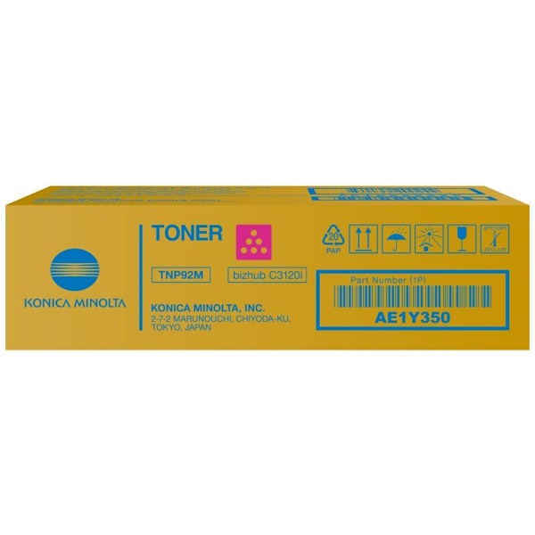Toner KONICA-MINOLTA TNP92 magenta Bizhub C3120i  4.000p.