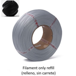 Filamento 3D BAMBU LAB PLA Basic negro 1,75mm 1Kg. (refill - filamento sin carrete)