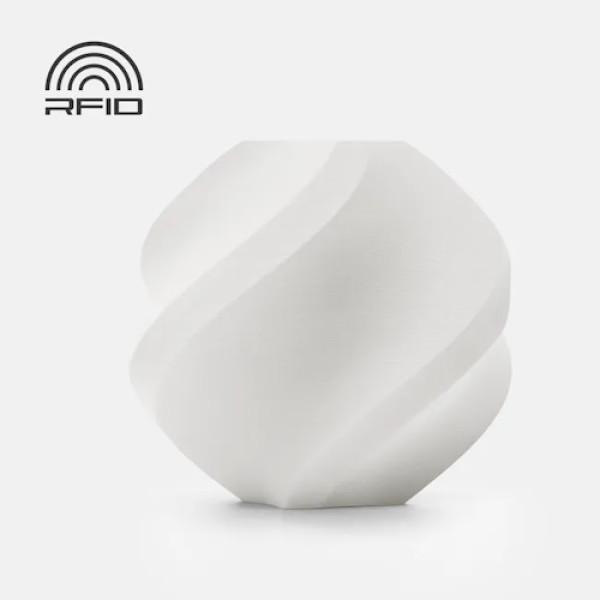 Filamento 3D BAMBU LAB PLA Matte blanco marfil 1,75mm 1Kg. (filamento con carrete)