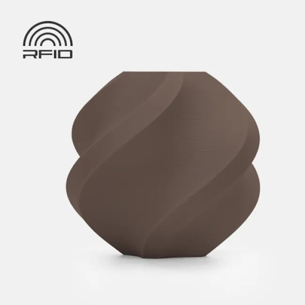 Filamento 3D BAMBU LAB PLA Matte marrón latte 1,75mm 1Kg. (filamento con carrete)