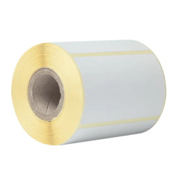 (8) Rollos etiq.BROTHER térm.prec.76x44mm 400et para RJ3150 TD4410 TD4420 TD4520 TD4550
