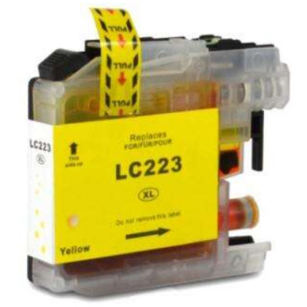 C.t. compatible BROTHER LC223Y/LC221Y 550p. yellow C.t. compatible BROTHER LC223Y/LC221Y 550p. yellow
