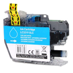 C.t. compatible BROTHER LC3219XLC 18ml cyan