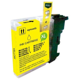 C.t. compatible BROTHER LC980Y/LC985Y/LC1100Y 18ml Yellow