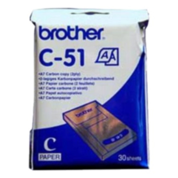 Papel térmico BROTHER 30h A7 original y copia MW100 MW120 MW140 MW145