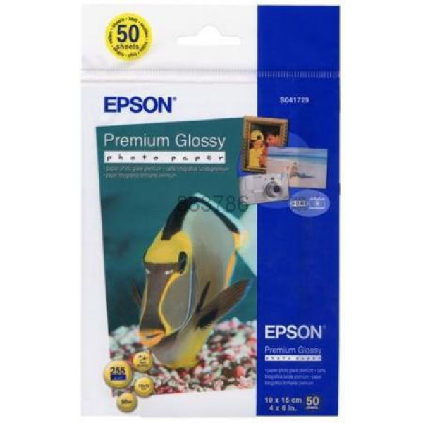 Premium Glossy Photo paper EPSON 50h 10x15cm  255g. *