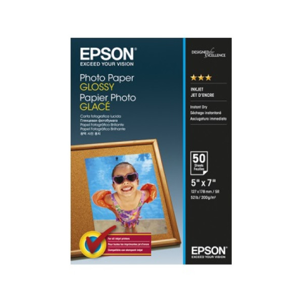 EPSON Photo Paper Glossy 50h. 13x18cm (5