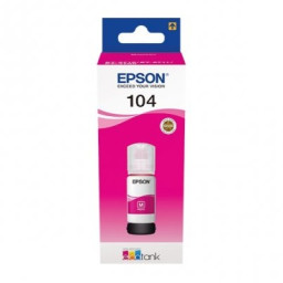 EPSON 104 EcoTank magenta ink bottle 70ml. EcoTank ET2710 ET2711 ET4800