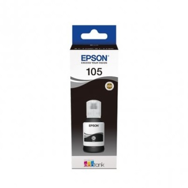 EPSON 105 EcoTank black ink bottle 140ml. EcoTank ET7700 ET7750