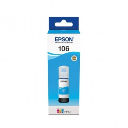 EPSON 106 EcoTank cyan ink bottle 70ml. EcoTank ET7700 ET7750 L7160 L7180