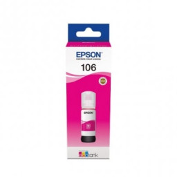 EPSON 106 EcoTank magenta ink bottle 70ml. EcoTank ET7700 ET7750 L7160 L7180