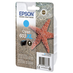 C.t.EPSON #603XL XP2100 XP3100 XP4100 WF2830 cyan WF3835 WF2850 (estrella de mar) cyan