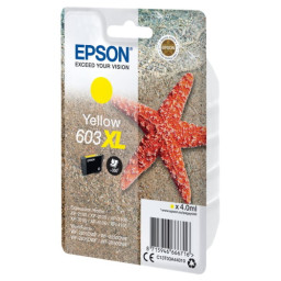 C.t.EPSON #603XL XP2100 XP3100 XP4100 WF2830 amari WF3835 WF2850 (estrella de mar) amarillo