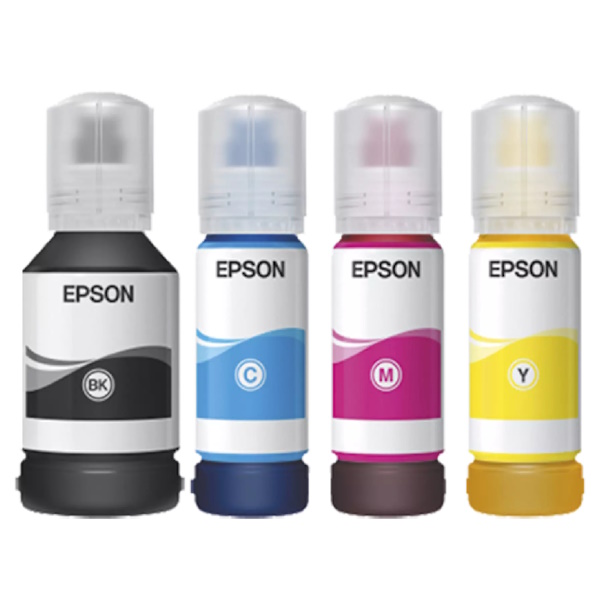 (4) EPSON 113 EcoTank KCMY ink bottles 70ml. EcoTank ET16150 16600 16650 Multipack 4-col (4) EPSON 113 EcoTank KCMY ink bottles 70ml. EcoTank ET16150 16600 16650 Multipack 4-col