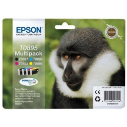 (4)Ct.EPSON St.S20 SX105 SX110 KCMY T0891+T0892+T0893+T089440 (mono)