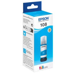 C.t. EPSON 108 C EcoTank cyan ink bottle EcoTank L8050 L8100 L18050 70ml