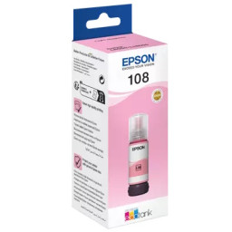 C.t. EPSON 108 LM EcoTank light magenta ink bottle EcoTank L8050 L8100 L18050 70ml