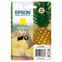 C.t. EPSON 604 amarillo (piña) XP2200 XP3200 XP4200 WF2910DWF 2,4ml