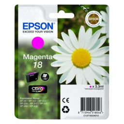 C.t.EPSON #18 XP102 XP205 XP302 XP305 XP405magenta 180p. baja capacidad (margarita)