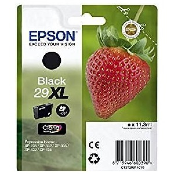 C.t.EPSON #29XL negro XP235 XP332 XP335 XP345 XP432 XP435 (fresa)