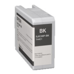 Ct. EPSON T44C1 ColorWorks C6000 C6500 negro SJIC36P(K)