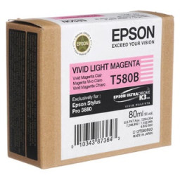 C.t.EPSON T580B St-Pro3880 magenta vivo claro 80ml.
