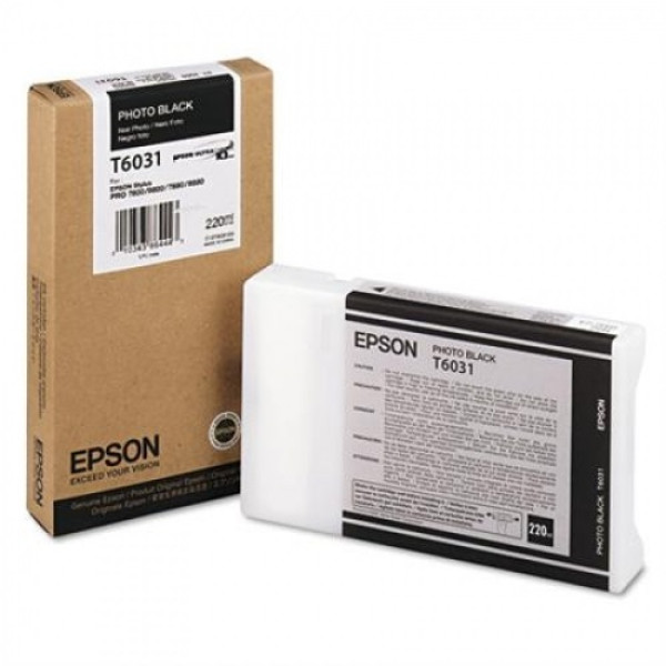 C.t.EPSON T6031 negro foto (photo black) 220ml. St-Pro 7800 7880 9800 9880