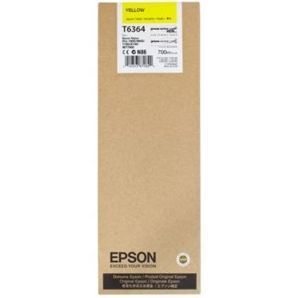 C.t.EPSON T6364 amarillo (yellow) 700ml. St-Pro7700 7890 7900 9700 9890 9900