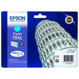 C.t. EPSON #79XL cian WorkForce Pro WF 5xxx WF4630 WF4640 WF5110 WF5190 WF5620 WF5690 (T.Pisa)