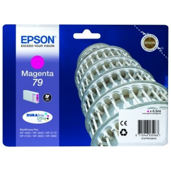 C.t. EPSON #79 magenta WorkForce Pro WF 5xxx WF4630 WF4640 WF5110 WF5190 WF5620 WF5690 (T.Pisa)