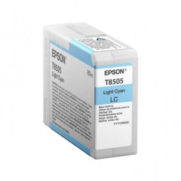 C.t.EPSON T8501 cian claro (light cyan) 80ml. SureColor SC-P800