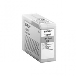 C.t.EPSON T8501 negro claro=gris (light black) 80ml. SureColor SC-P800