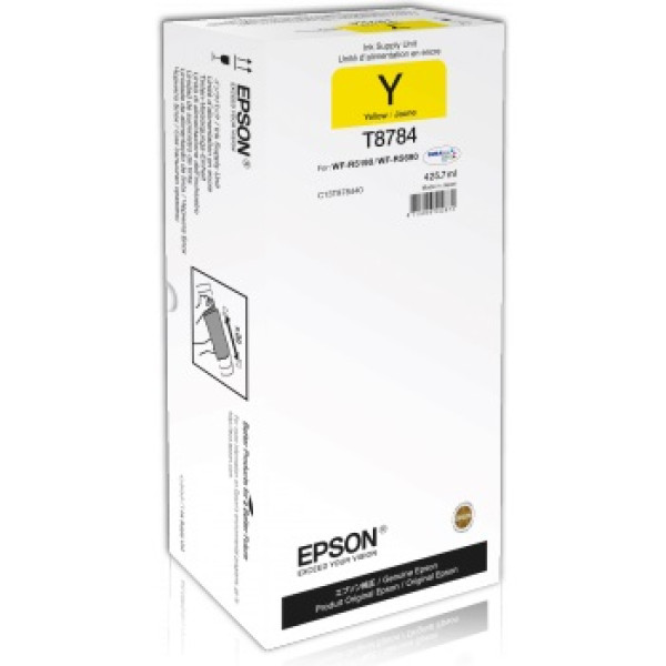 C.t. EPSON T8784 XXL amarillo WorkForce Pro 50.000p. WF-R5190 WF-R5690 *
