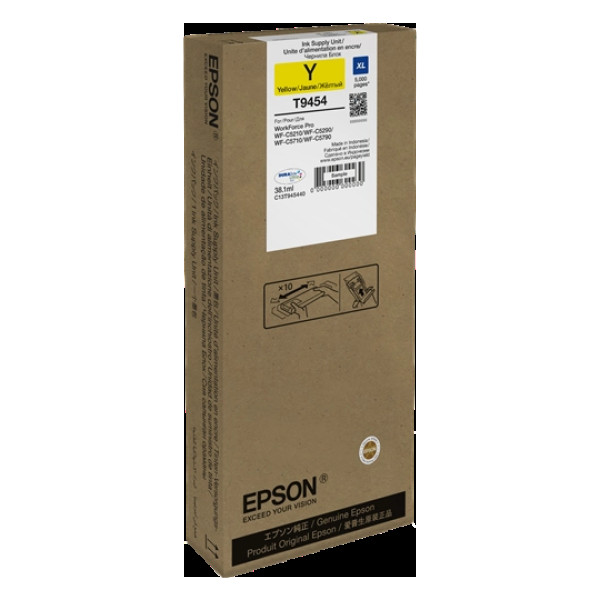 C.t. EPSON T9454 XL amarillo 5000s 5000p. WF-C5210 WF-C5290 WF-C5710 WF-C5790 #PROMO#