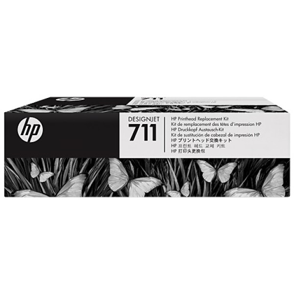 Kit cabezal HP #711 CMYK Designjet T120 T125 T130 T520 T525 T530