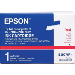 C.t.EPSON TM-J7100 J7600 rojo SJIC7R - SJIC7(R)