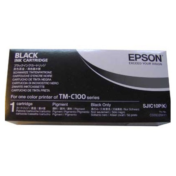 Cartucho EPSON TM-C100 negro Impresora tickets (SJIC10K)