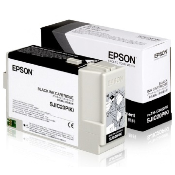 C.t. EPSON TM-C3400BK negro 78,7ml  SJIC20P(K)