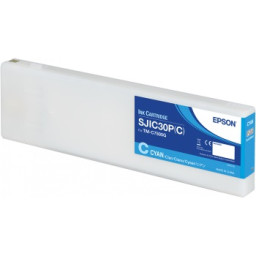 Ct. EPSON ColorWorks C7500G cyan SJIC30P(C) UltraChrome DL (papel glossy) 294ml