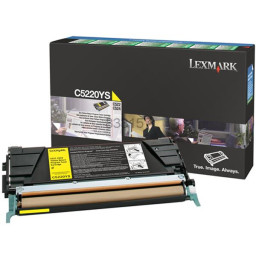 Toner LEXMARK C522 C524 C530 C532 C534 amarillo 3.000p. Return 