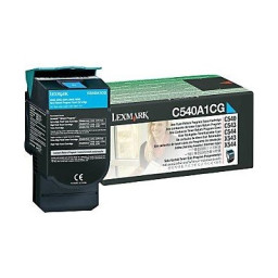 Toner LEXMARK C540 C543 C544 X543 X544 cian 1.000p. Return