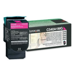 Toner LEXMARK C540 C543 C544 X543 X544 magenta 1.000p. Return