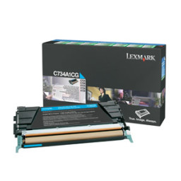 Toner LEXMARK C734 C736 X734 X736 X738 cian 6.000p. Return