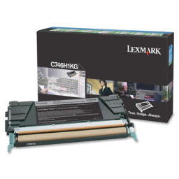Toner LEXMARK C746 C748 negro 12.000p. Return