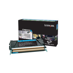 Toner LEXMARK C748 cian 10000p. Return