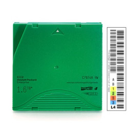 DC HPE Ultrium LTO-4 etiquetado 800GB/1,6TB secuencia a medida