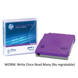 DC HPE Ultrium LTO-6 WORM 2,5TB/6,25TB (1 sola grabación)
