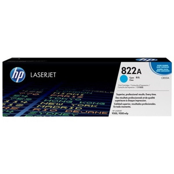 Toner HP #822A  LjC.9500 cian 25.000p.