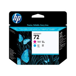 Cabezal HP #72 magenta y cian 